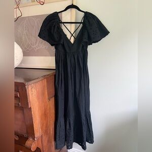 Zara eyelet maxi dress